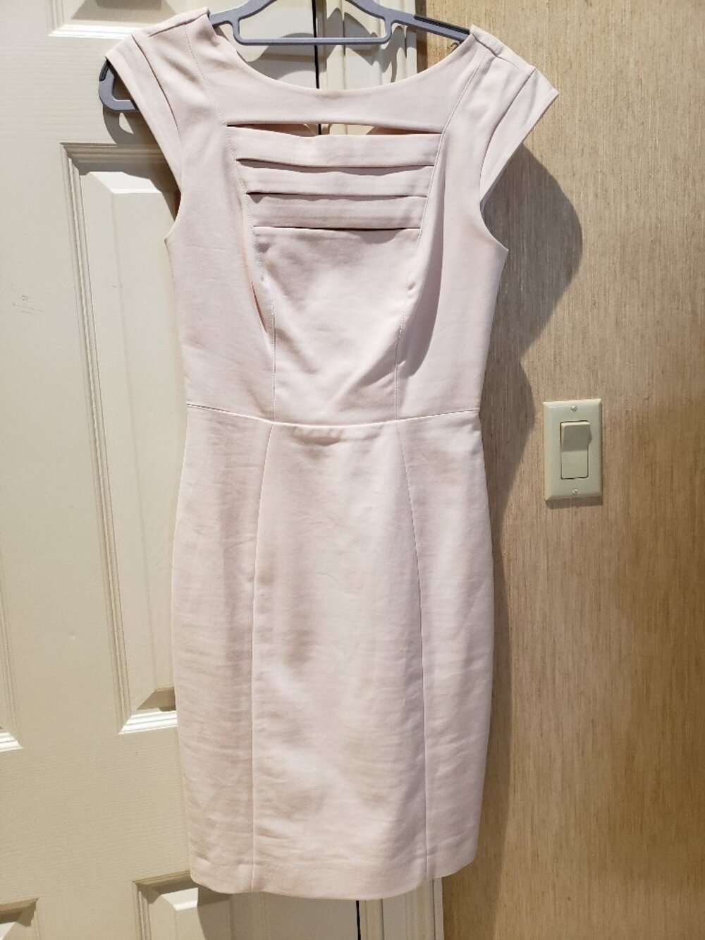 FRENCH CONNECTION  LIGHT PINK DRESS -SIZE 2